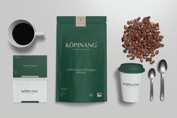 Coffee Branding Mockup - Q6WQJ5A