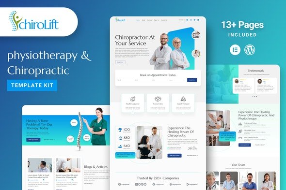ThemeForest - Chirolift v1.0.0 - Physiotherapy & Chiropractic Elementor Template Kit - 49836431