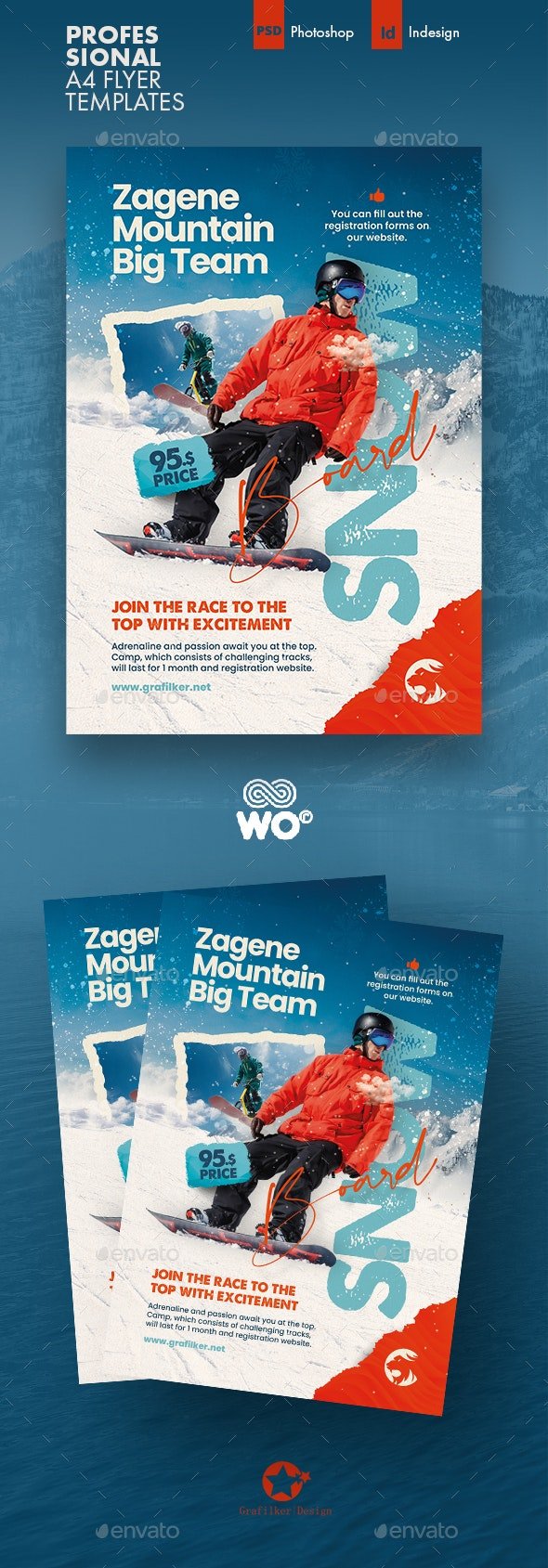 GraphicRiver - Winter Travel Flyer Templates - 50221932