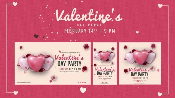 VideoHive - Happy Valentine's Day Party - 50279043
