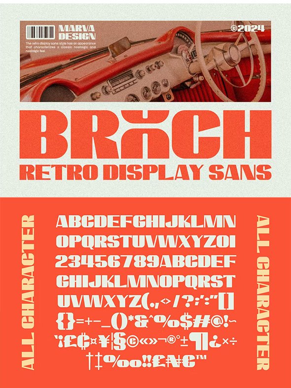 Brooch - A Retro Display Sans Serif - 84JRDAQ