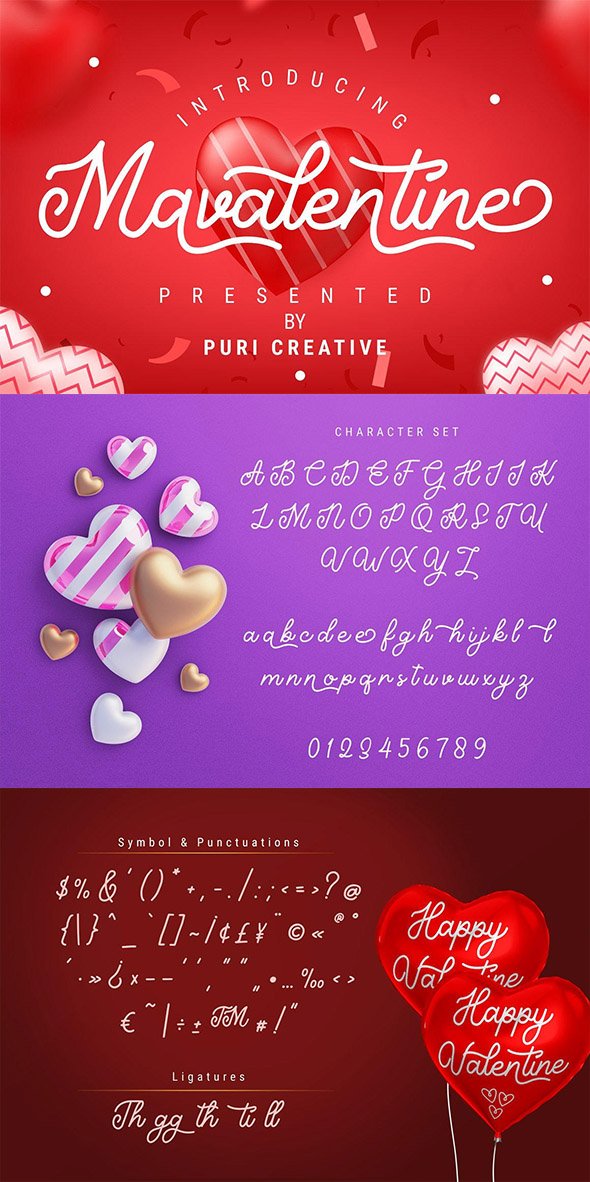 CreativeMarket - Mavalentine - Handwritten Font - 91993486