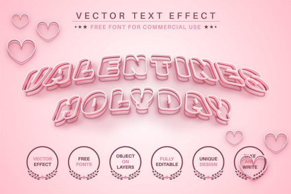 CreativeMarket - Valentine's Day - Editable Text - 6588232