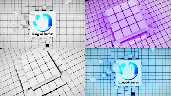 VideoHive - Cubes Build Up Intro - 50317575