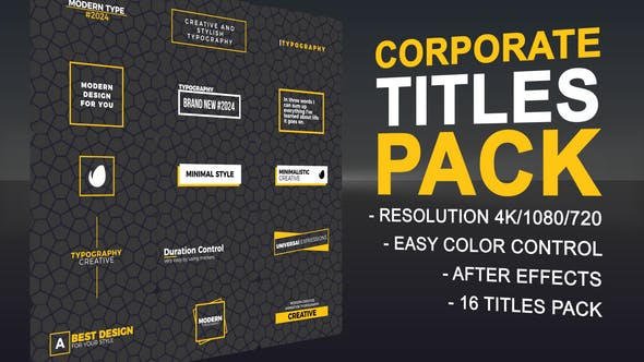 VideoHive - Corporate Clean Titles Pack | Premiere Pro - 50435165