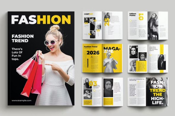 Fashion Magazine Template - 7V34APV