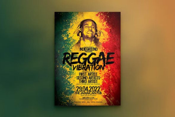 Reggae Flyer/Poster Vol. 4 - FM2CCCM