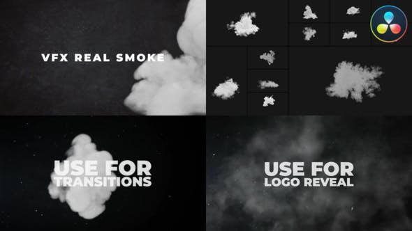 VideoHive - VFX Real Smoke for DaVinci Resolve - 50500558
