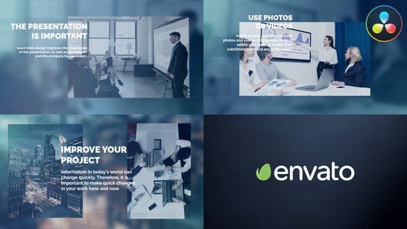 VideoHive - Corporate & Modern Slideshow for DaVinci Resolve - 50464792