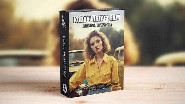 VideoHive - Classic Kodak Film Look LUTs - Cinematic Vintage Presets for Video Editors - 50487151