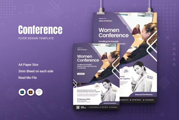 Women Conference Flyer - VS93QPG