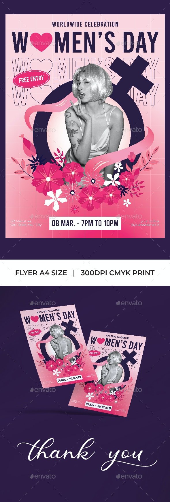 GraphicRiver - Women Day Flyer - 50667425