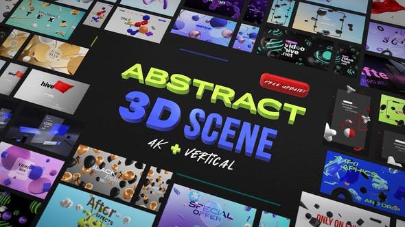 VideoHive - Abstract 3D Scene - 50689439