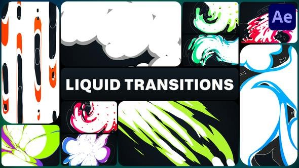 VideoHive - Colorful Liquid Transitions for After Effects - 50689440