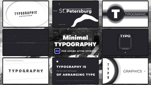 VideoHive - Minimal Typography - 50716080