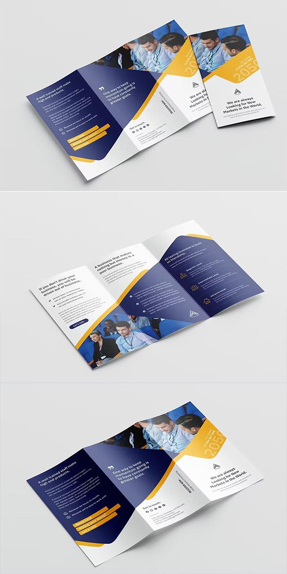 Business Trifold Brochure - V68J2A5