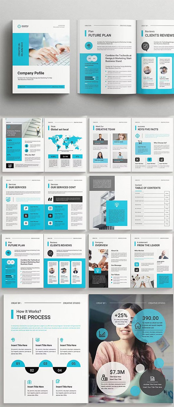 Business Company Profile Template - Z3G7WDS