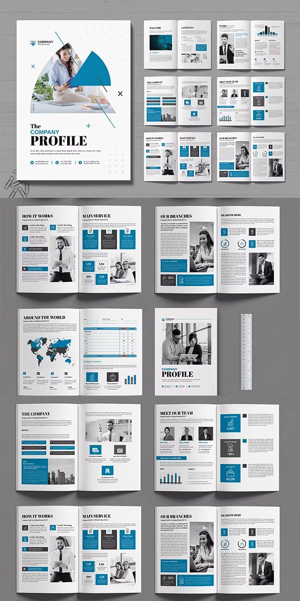 Company Profile Brochure Template - XGXGKPL