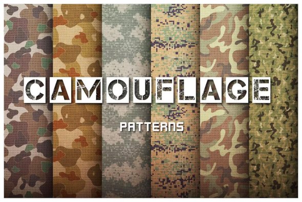 Camouflage Patterns Set - AAXJ8L