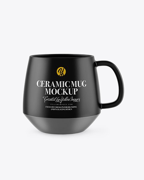 Matte Ceramic Mug Mockup - 42612 TIF