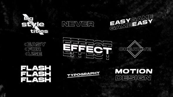 VideoHive - Typography Titles | After Effects - 50696676