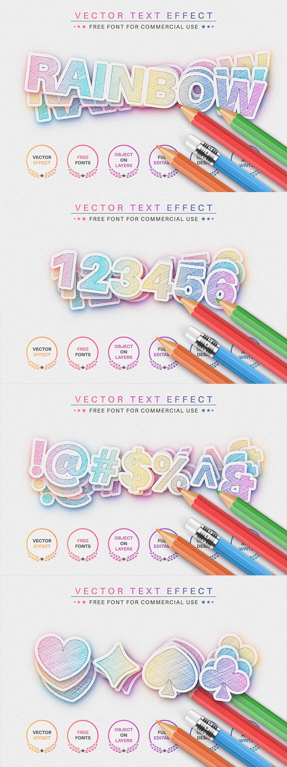 CreativeMarket - Unicorn Sticker Editable Text Effect - 6831278
