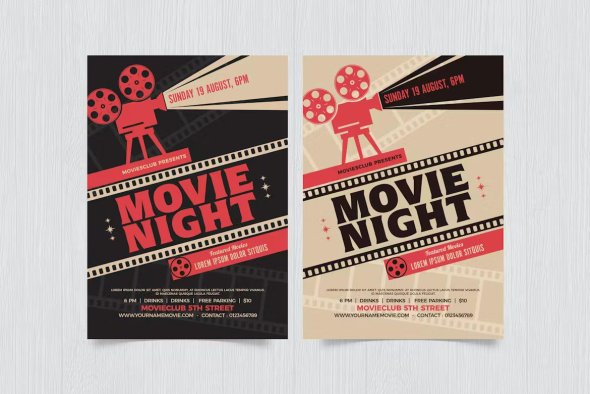 Movie Night Flyer - RBCUV4S