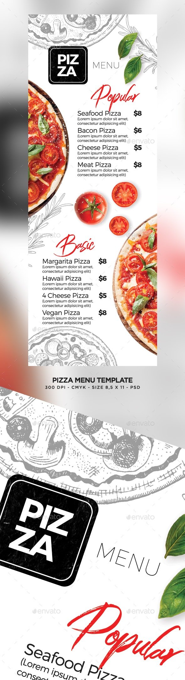 GraphicRiver - Pizza Menu - 23604079