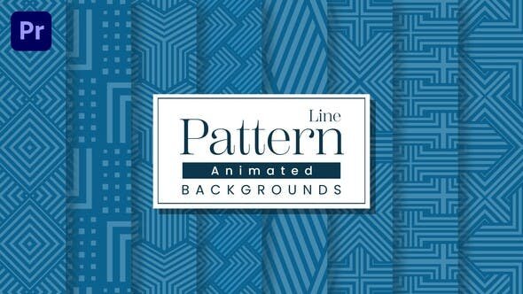 VideoHive - Line Pattern Backgrounds - 51381818