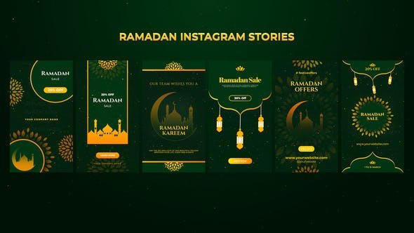 VideoHive - Ramadan Instagram Stories Mogrt - 51363400