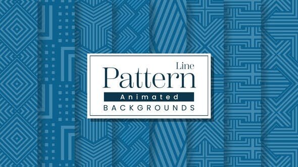 VideoHive - Line Pattern Backgrounds - 51381798