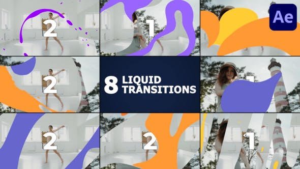 VideoHive - Liquid Transitions | After Effects - 51516325