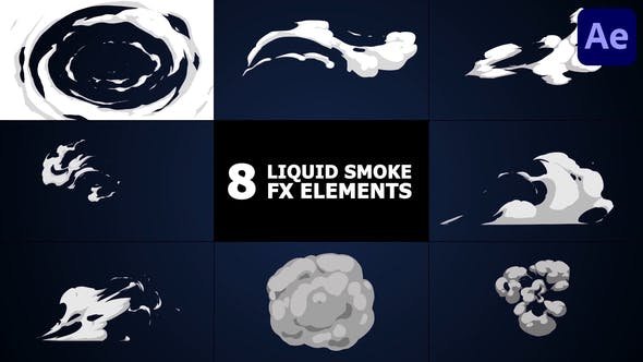 VideoHive - Liquid Smoke Elements | After Effects - 51515954