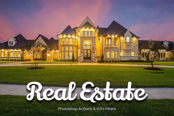 CreativeMarket - 42 Real Estate Photoshop actions LR - 12746635