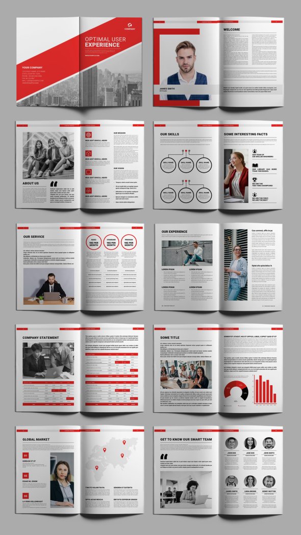 AdobeStock - Corporate Bussiness Brochure - 722994754