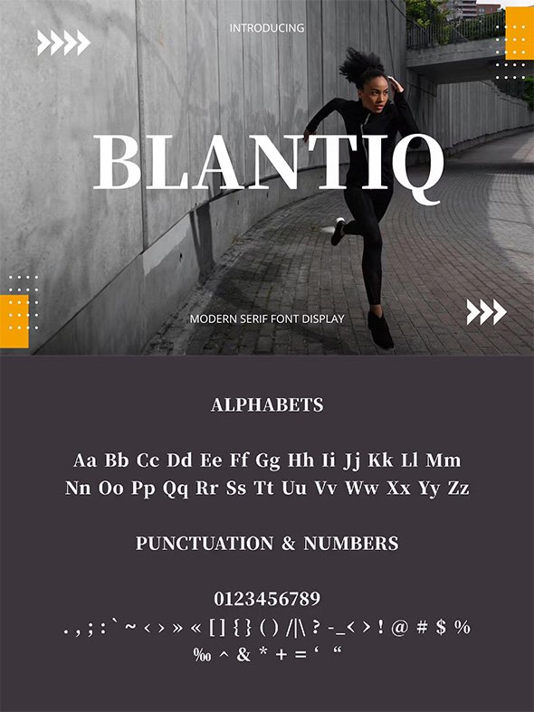 Blantiq Modern Serif Font - CCYQ7F4
