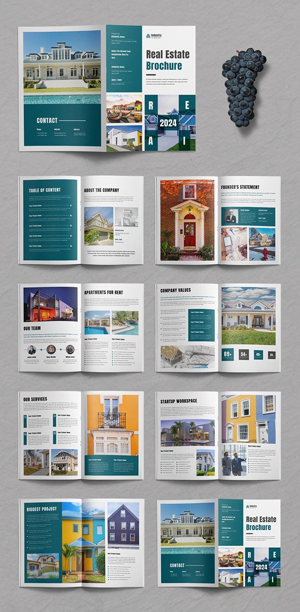 AdobeStock - Real Estate Brochure Template - 721821697