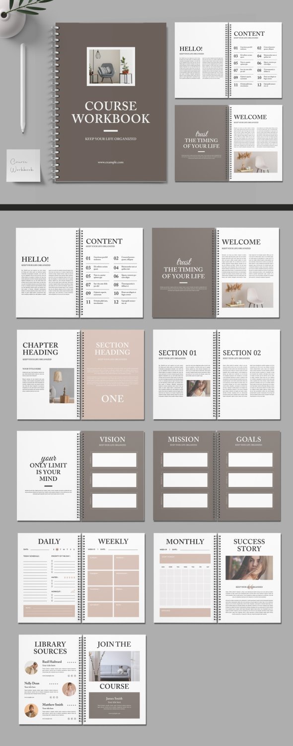 AdobeStock - Course Workbook Template - 723806426