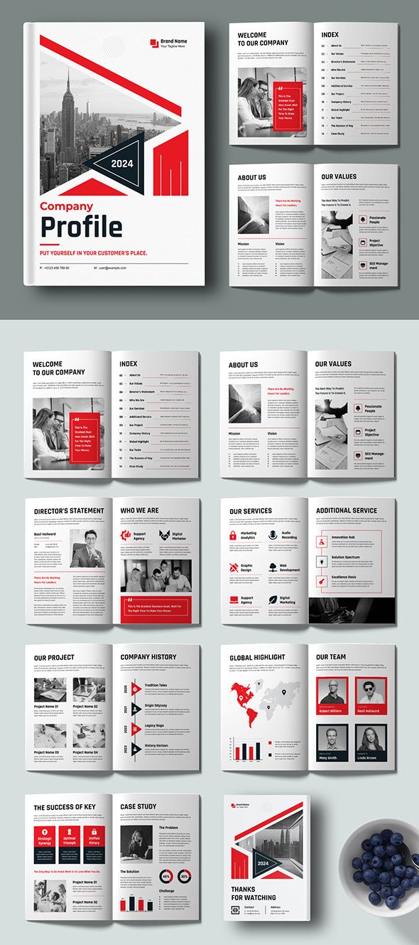 AdobeStock - Company Profile Brochure Layout - 725230240