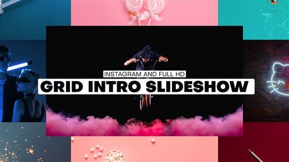VideoHive - Grid Intro Slideshow - 51950839