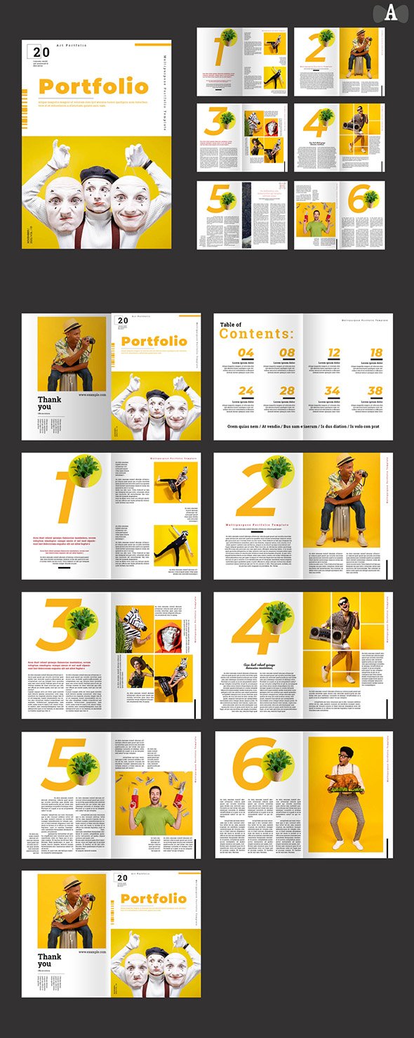 AdobeStock - Portfolio Magazine Template - 723808873
