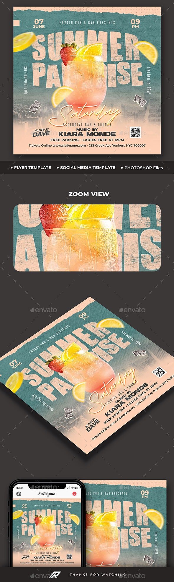 GraphicRiver - Summer Party Flyer - 52111437
