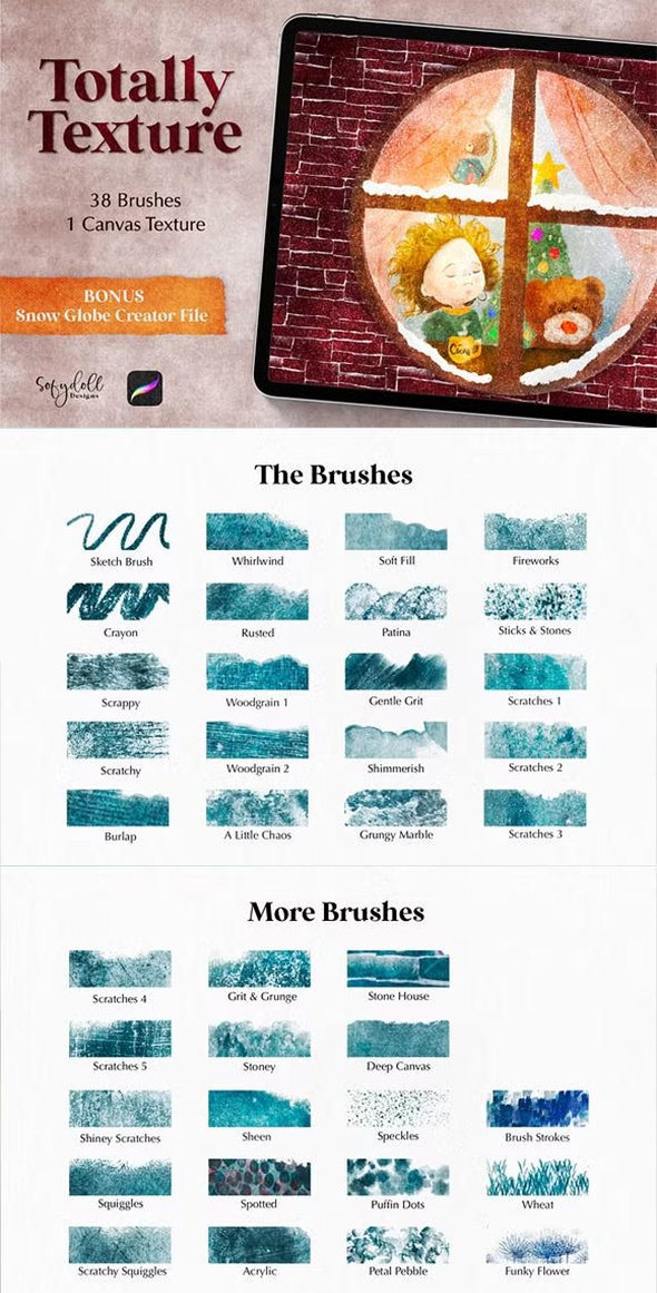 CreativeMarket - Totally Texture For Procreate - 11022128