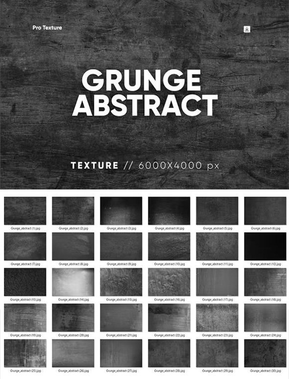 CreativeMarket - 30 Black Abstract Texture - 227748532