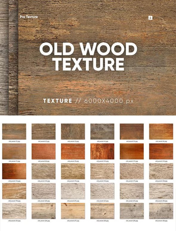 CreativeMarket - 30 Old Wood Texture HQ - 227748517